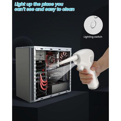 Mini Compressed Air Duster, 36000RPM Electric Cordless Air Duster Blower for Cleaning Dust, Hairs, Computer, Keyboard - EAD-10 - Toytexx Mini Compressed Air Duster, 36000RPM Electric Cordless Air Duster Blower for Cleaning Dust, Hairs, Computer, Keyboard - EAD-10 - Toytexx